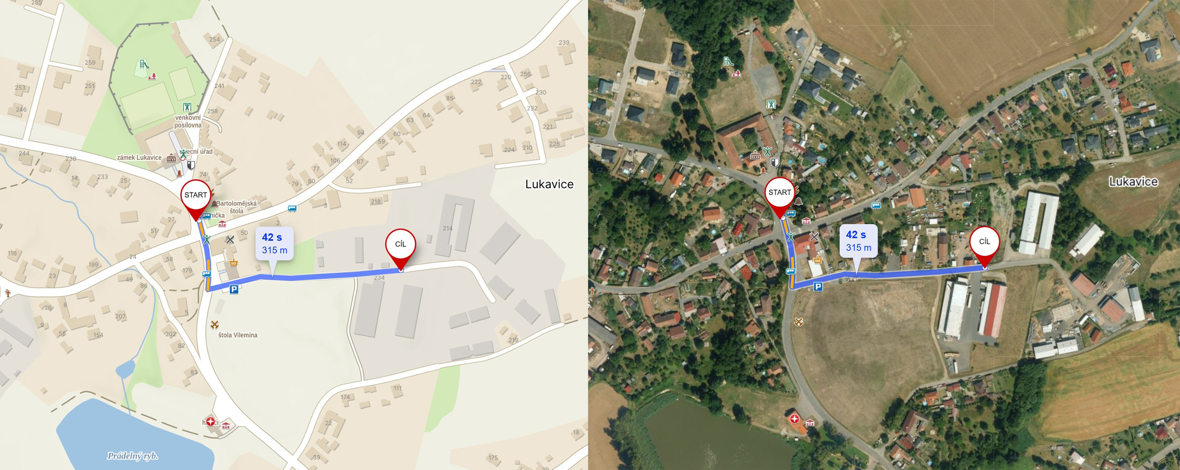 Objízdná trasa pro kamiony